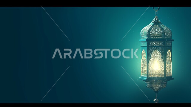 الاحتفال بقدوم شهر رمضان المبارك, مصباح معدني بتصاميم ابداعية, فانوس رمضان المضيء تصاميم اسلامية، ديكورات وزينة شهر رمضان، فانوس عربي تقليدي، اضاءة رمضان، اجواء رمضانية