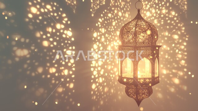 تصاميم اسلامية، مصباح معدني بتصاميم ابداعية، فانوس رمضان المضيء، ديكورات وزينة شهر رمضان، فانوس عربي تقليدي، اضاءة رمضان، الاحتفال بقدوم شهر رمضان المبارك، أجواء رمضانية.