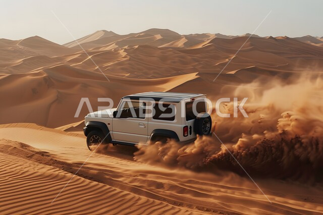 هواية التطعيس بالسيارات، مغامرات مركبات الدفع الرباعي في صحاري المملكة, انطلاق موسم السباقات السعودية, أنشطة ترفيهية تجذب السياح, سفاري المركبات في الصحراء العربية, قيادة سيارة الجيب على الكثبان والتلال الرملية