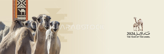 عام الأبل 2024 يمثل التميز والاعتزاز بالهوية العربية الأصيلة، الإهتمام في تربية ورعاية الابل، اصالة وعراقة الجمال العربية، التراث الشعبي السعودي لزخرفة السدو، فنون حرفيه تقليديه تراثيه