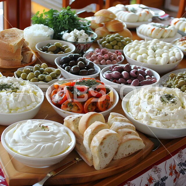 الأصناف و الأطباق والمقبلات اللذيذة، سفرة من المأكولات الشعبية التقليدية الشهية، وجبة الفطور ذات الأطباق المتنوعة والمغذية، تقديم الأطعمة المختلفة في مطاعم المملكة العربية السعودية، فن تقديم الطعام في المطابخ الشرقية، وصفات ذات نكهات مميزة