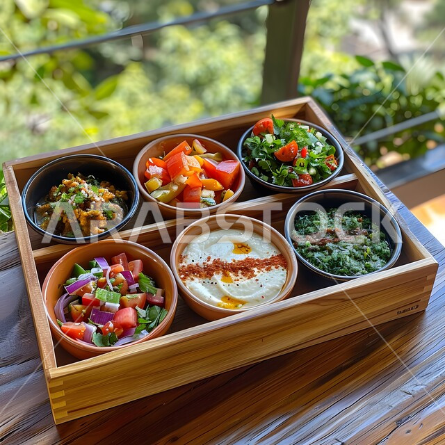 الأصناف و الأطباق والمقبلات اللذيذة، سفرة من المأكولات الشعبية التقليدية الشهية، وجبة الفطور ذات الأطباق المتنوعة والمغذية، تقديم الأطعمة المختلفة في مطاعم المملكة العربية السعودية، فن تقديم الطعام في المطابخ الشرقية، وصفات ذات نكهات مميزة