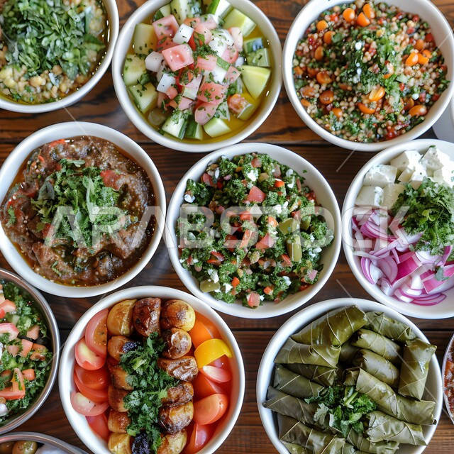 وصفات ذات نكهات مميزة، الأصناف والمقبلات اللذيذة، سفرة من المأكولات الشعبية التقليدية الشهية، وجبة الفطور ذات الأطباق المتنوعة والمغذية، تقديم الأطعمة المختلفة في مطاعم المملكة العربية السعودية، فن تقديم الطعام في المطابخ الشرقية