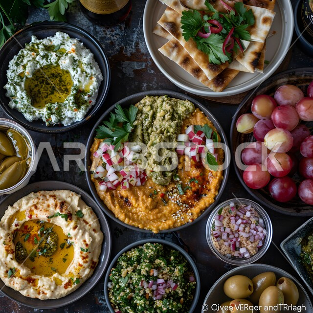 وصفات ذات نكهات مميزة، الأصناف والمقبلات اللذيذة، سفرة من المأكولات الشعبية التقليدية الشهية، وجبة الفطور ذات الأطباق المتنوعة والمغذية، تقديم الأطعمة المختلفة في مطاعم المملكة العربية السعودية، فن تقديم الطعام في المطابخ الشرقية