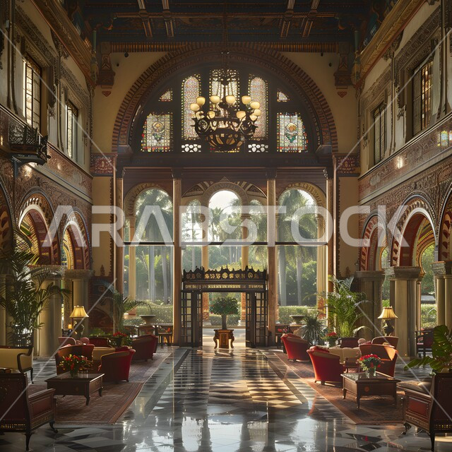 التصاميم الحديثة والمتطورة, الديكورات الداخلية للفنادق الفاخرة في المملكة العربية السعودية, قاعات استقبال بألوان راقية, التصميم المتطور للمنشآت والمباني العصرية, الأثاث الفاخر للأماكن السياحية