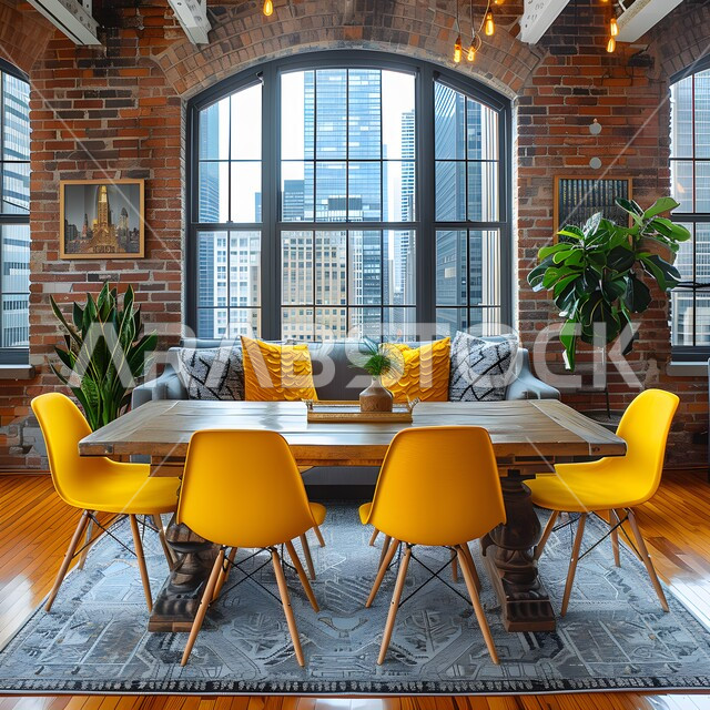 نوافذ زجاجية كبيرة تسمح بالتمتع بالمناظر الطبيعية أثناء تناول الطعام، ديكورات منزلية داخلية حديثة لغرف الاكل، غرفة سفرة بتصاميم راقية، الفنون الهندسية و استخدام الطراز الفني الانيق في الاثاث المنزلي، شقق وفلل سكنية في المملكة العربية السعودية