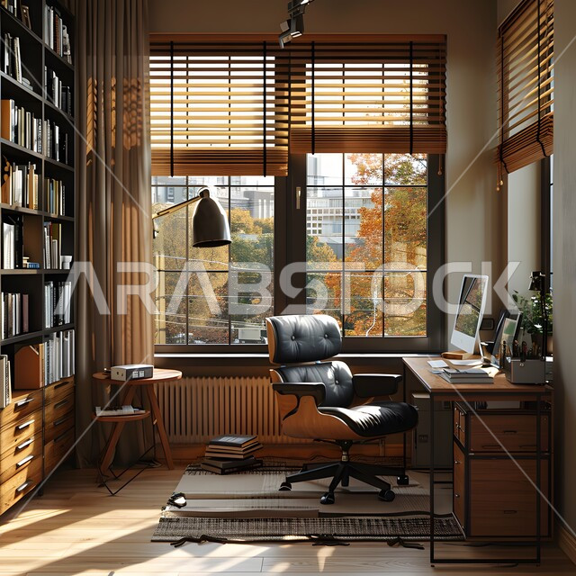 تصاميم عصرية حديثة لمكاتب الشركات السعودية، تجهيزات مكتبية حديثة وأثاث أنيق ومريح، ديكورات داخلية راقية على الطراز الحديث