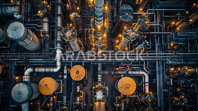 مصانع تكرير البترول في المملكة العربية السعودية، مفهوم العمل في القطاع الهندسي الصناعي، جودة الآلات والمعدات في معامل استخرج النفط، التقنيات الحديثة في انتاج الزيوت والغاز