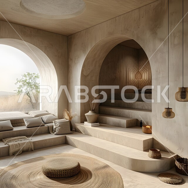 أناقة ورتابة وتصاميم عصرية ومبتكرة ، أشكال جديدة وحديثة لغرف الجلوس في بيوت ومنازل المملكة العربية السعودية، مواكبة الموضة والتطور العمراني والهندسي، أثاث منزلي فاخر وأنيق 