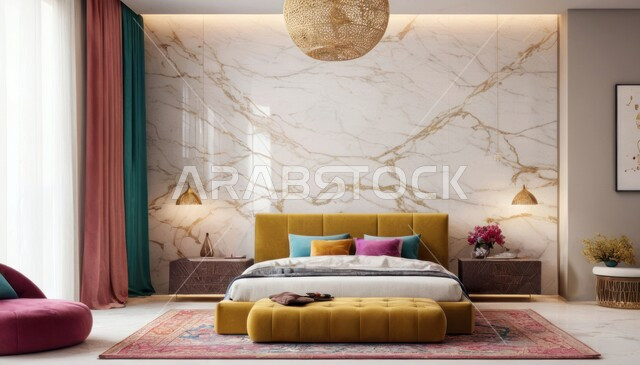  شقق وفلل سكنية، غرفة نوم بتصميم عصري فاخر، تصاميم وديكورات حديثة، غرفة نوم راقية، أثاث منزلي انيق، ديكور منزلي داخلي، فنادق ومنتجعات فاخرة
