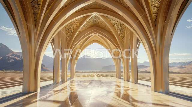 الفن الهندسي المعماري على الطراز القديم, ديكورات وتصاميم وزخارف تراثية, الأقواس المزخرفة للعمارات الاسلامية الفاخرة, الأصالة والتراث والعراقة في المملكة العربية السعودية