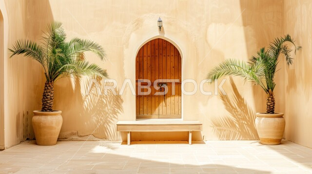 الفن الهندسي المعماري على الطراز القديم, ديكورات وتصاميم تراثية مع وجود النبات الطبيعي, الأصالة والتراث والعراقة في المملكة العربية السعودية