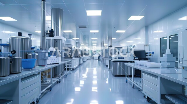 مختبرات الفحوصات الطبية والتحاليل، معمل الصناعات الدوائية، إجراء التجارب والبحوث العلمية عبر التكنولوجيا الحيوية، استخدام الأجهزة الحديثة لتحليل عينات الدواء المختلفة، القيام بالدراسات والتفاعلات الكيميائية في المختبر, مفهوم تطور البحث العلمي