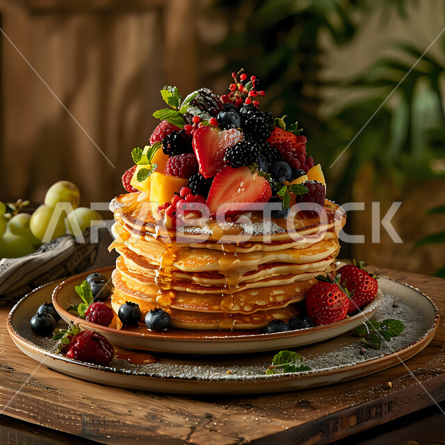 وجبات ذات قيمة غذائية عالية, طبق من طبقات الكريب اللذيذة المزينة و المحشوة بالفواكه و العسل, فنون تقديم الحلويات في مطاعم المملكة العربية السعودية, أطعمة مليئة بالسكريات و السعرات الحرارية