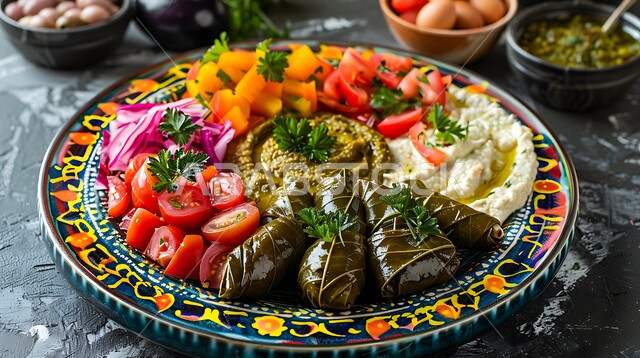 الأصناف والمقبلات اللذيذة، تزيين الطعام بأساليب فنية، تقديم الأطعمة المختلفة في مطاعم المملكة العربية السعودية، صورة مقربة لسفرة من المأكولات الشعبية التقليدية الشهية، وجبة الفطور ذات الأطباق المتنوعة والمغذية، وصفات ذات نكهات مميزة