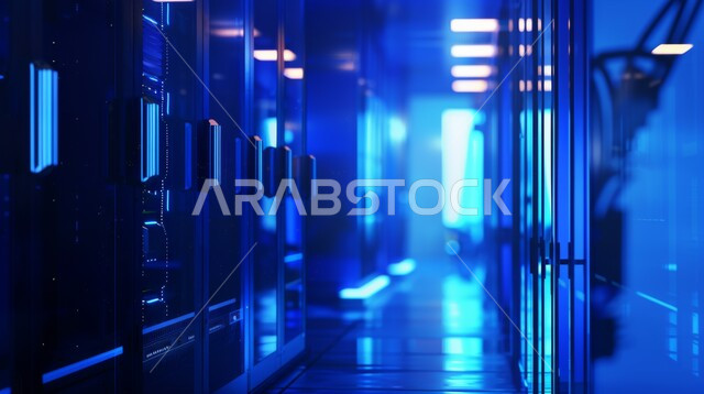 Building advanced data centers, the concept of cloud storage technology, facilitating access to information through rule systems, managing the control room of servers and giant Internet servers, the concept of cybersecurity and information preservation.