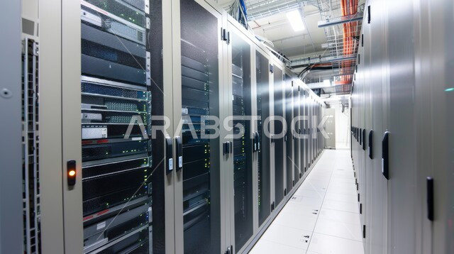 بناء مراكز بيانات متطورة، مفهوم تكنولوجيا التخزين السحابي, تسهيل الوصول للمعلومات من خلال نظم القواعد, ادارة غرفة التحكم بالسيرفرات وخوادم الانترنت العملاقة, مفهوم الامن السيبراني والحفاظ على المعلومات