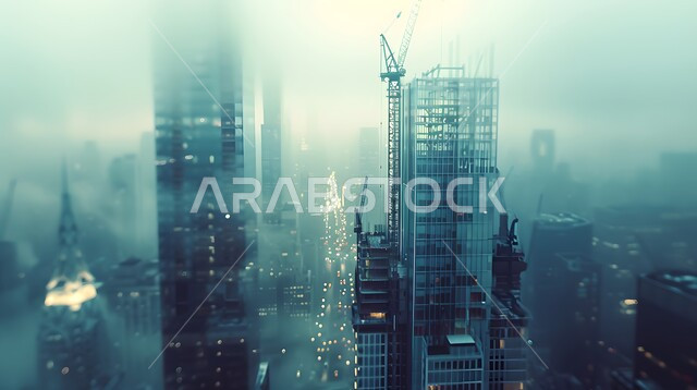 الأماكن والمعالم المشهورة في المملكة العربية السعودية، الفن الهندسي المعماري الحديث للأبراج وناطحات السحاب والمنشآت التجارية، تنمية وتطور السعودية بمجال الهندسة والبناء