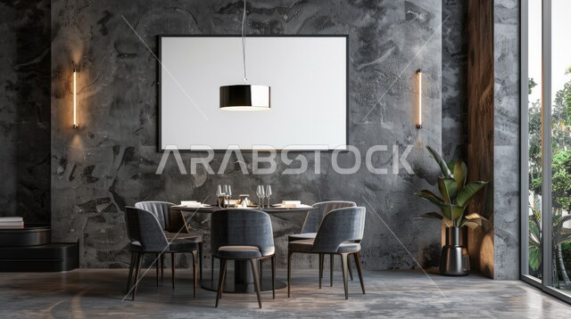 تصميم داخلي مريح للمقهى, مناطق الهدوء والاستمتاع بالجلسات الراقية, الفن الهندسي المعماري على الطراز الحديث، أثاث داخلي راقي