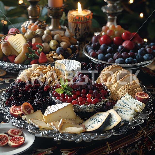 وجبات خفيفة باردة منعشة في فصل الصيف، فنون تقديم وترتيب الأطباق، مائدة طعام مليئة بقطع الفاكهة الموسمية المتنوعة، محاصيل وثمار وطنية محلية سعودية، طبق سلطة الفواكه اللذيذ، بوفيه مفتوح يحتوي على أنواع مختلفة من الفاكهة الطازجة