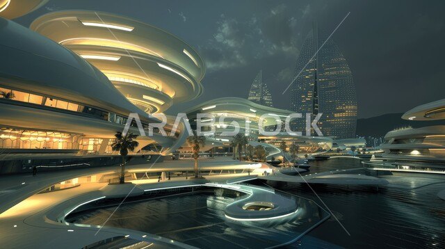 التصاميم المعمارية المبتكرة للمباني والمنشآت الحديثة، الفلل والشقق السكنية المعاصرة، الهندسة الانشائية الفنية في الفنادق والمنتجعات السياحية، استخدام التقنيات المتطورة التكنولوجية في التخطيط العمراني، الديكورات الداخلية والاكسسوارات والأضواء الفاخرة الأنيقة