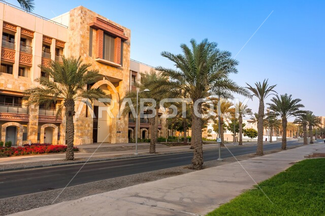 المعالم المشهورة في المملكة العربية السعودية, سكن الطلاب في حرم جامعة الملك عبدالله للعلوم والتقنية في ثول, الفن الهندسي المعماري على الطراز الحديث