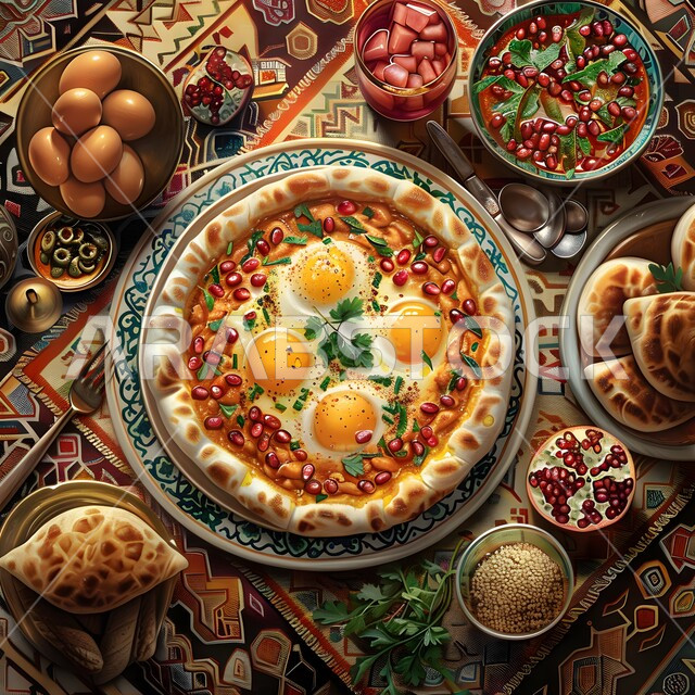 وصفات الأطعمة الشرقية، صورة لوليمة احتفالية في الشرق الاوسط، المأكولات الشرقية في مطاعم المملكة العربية السعودية، فن التقديم وتحضير الوجبات، مفهوم ترتيب وتزيين الطعام، أطباق شعبية صحية