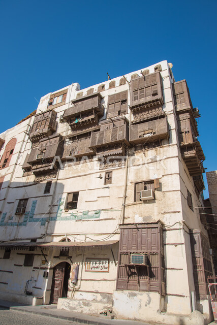 المعالم والأماكن السياحية المشهورة, التصميم المعماري المبني على الطراز الاسلامي التراثي, البيوت والأحياء الشعبية في مدينة جدة بالمملكة العربية السعودية, البلد التاريخي الأثري القديم