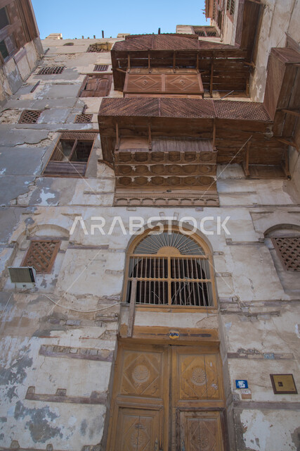 الفن الهندسي المعماري العربي الإسلامي القديم، الرواشين القديمه في المدينة التاريخية في جدة، المعالم التاريخية في حي البلد، أماكن سياحية تراثية شعبية في المملكة العربية السعودية، المنازل الأثرية في البلد التاريخي في جدة