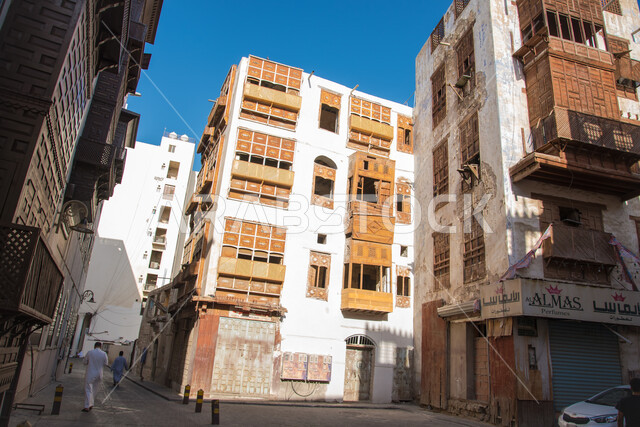 المباني والبيوت الأثرية في البلد التاريخي في جدة, الفن الهندسي المعماري على الطراز العربي القديم، الرواشين القديمه في المدينة التاريخية في المملكة العربية السعودية، أماكن سياحية تراثية شعبية، الحارات والمعالم التاريخية في حي البلد