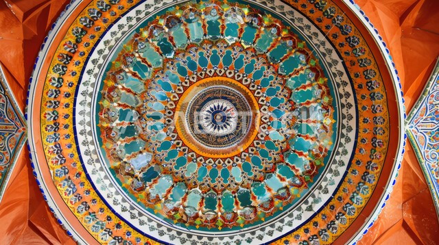 النقوش والزخارف على الجدران الداخلية للقبب والأقواس، مفهوم العبادة والتقرب إلى الله تعالى، الفن الهندسي المعماري لمسجد عربي عريق، التصاميم والديكورات الداخلية الأنيقة للمساجد في المملكة العربية السعودية