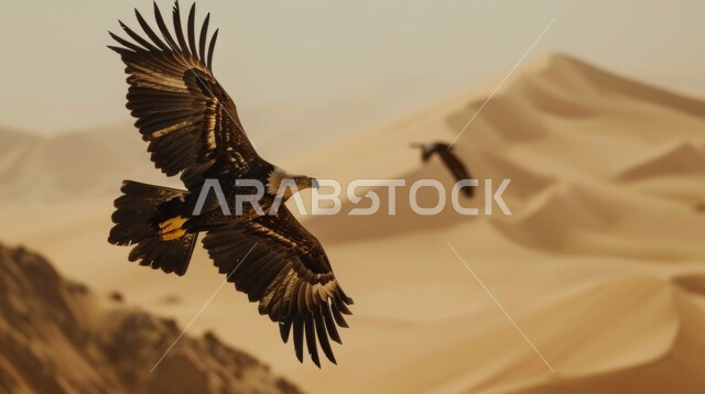 تدريب وترويض طائر الصقر في إحدى المحميات الطبيعية في دول الخليج، الاعتزاز و الفخر بالتراث السعودي العريق في تربية الطيور الجارحة والمفترسة , إقامة نادي الصقور في المملكة العربية السعودية، تنظيم فعاليات موسم الصيد ,  رمز القوة والتحدي وحدة البصر