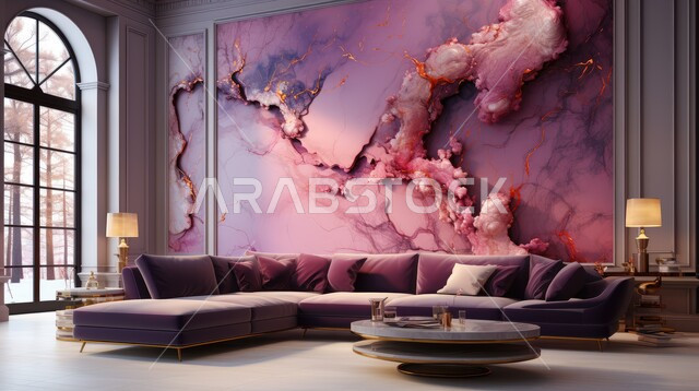 التصاميم الداخلية لغرف الجلوس المريحة على الطراز الحديث, اكسسوارات وتحف عصرية، غرفة معيشة بألوان متناصقة مع أثاث منزلي فاخر، الديكورات الداخلية الراقية للفلل والشقق السكنية في المملكة العربية السعودية