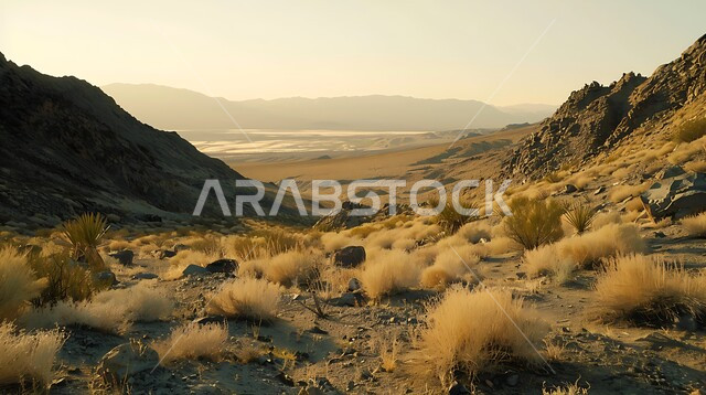 النباتات الشوكية في البيئة الجافة في المملكة العربية السعودية, الرمال الذهبيه الناعمة في المناطق الصحراوية والجبلية، التشكلات والتكونات الصخرية على قمم الجبال، الصحراء والمناطق البرية البدوية، الكثبان والتلال الرملية المتشكلة