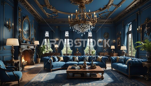 جودة التصاميم العصرية في المملكة العربية السعودية, والديكورات والاثاث المنزلي الراقي على الطراز الحديث, الألوان الجريئة المتميزة لغرف المعيشة, مفهوم الأناقة والترتيب, شقق وفلل سكنية راقية