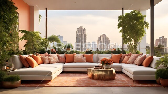 مفهوم الأناقة والترتيب والفن الهندسي الراقي, التصاميم المعمارية على الطراز الحديث, الديكورات الداخلية المتطورة بألوان هادئة للشقق والفلل السياحية في المملكة العربية السعودية, الاهتمام بنباتات الزينة المنزلية