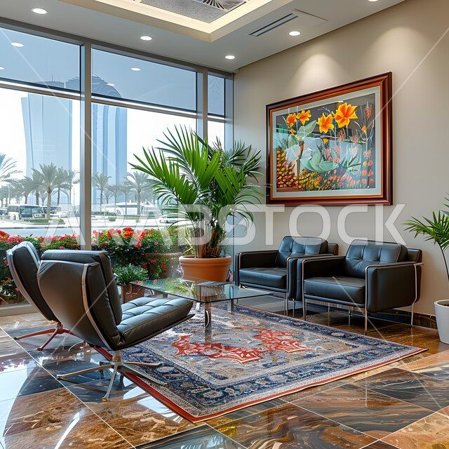 التصميم الراقي لردهة ومدخل الاستقبال في الفندق، شركات ومكاتب تجارية في المملكة العربية السعودية، لوبي اوتيل بديزاينات عصرية حديثه، التصاميم والديكورات الداخلية للفنادق والمنتجعات الفاخرة، قاعة للاستراحة والإنتظار