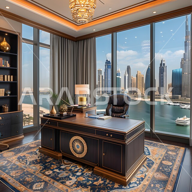 تصميم عصري لمكاتب شركات المملكة العربية السعودية, تصاميم داخلية وديكورات راقية على الطراز الحديث, تجهيزات مكتبية حديثة بأثاث أنيق ومريح، واجهات زجاجية ضخمة في مكتب العمل