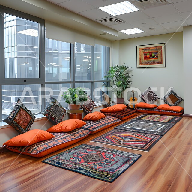 الاحتفاظ والاهتمام بأثاث الأجداد القديم، التصاميم الداخلية لغرف الجلوس على الطراز العربي الاسلامي، غرفة معيشة مع أثاث منزلي ومجالس عربية تقليدية، تحف واكسسوارات أنيقة، ديكور داخلي راقي للفلل والشقق السكنية في المملكة العربية السعودية