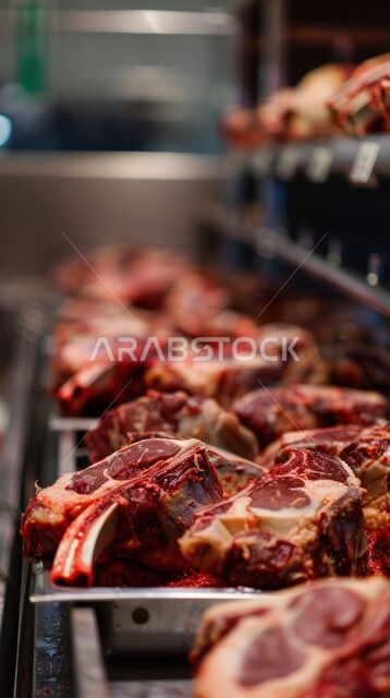 أجود الذبائح واللحوم البلدية الطازجة وفق معايير السلامة الغذائية، مذابح ومتاجر اللحم النيئ في المملكة العربية السعودية، ماكولات حيوانية طازجة صحية وشهية، طرائق التقطيع على حسب طلبات الزبائن، توفير خيارات متنوعة 