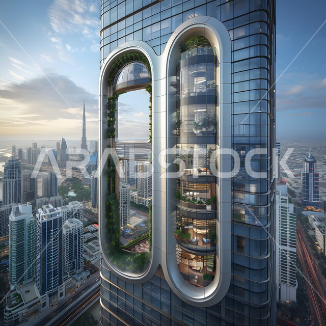 Picture of New architectural and urban development of buildings in the Kingdom of ...