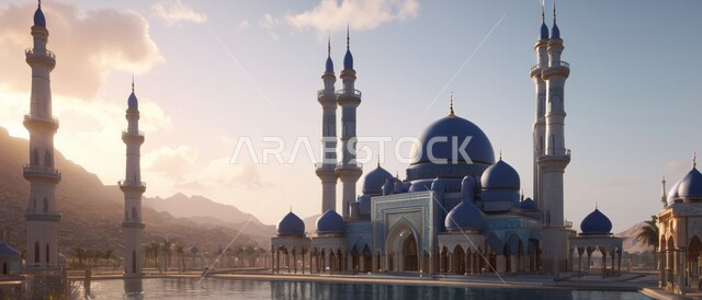 مقصد المسلمين للعبادة والتقرب الى الله تعالى, المعالم والأماكن الدينية المقدسة المشهورة, جوامع المملكة العربية السعودية, الفن الهندسي المعماري الإسلامي للقبب والمآذن في المساجد