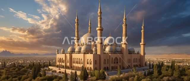 الفن الهندسي المعماري الإسلامي للقبب والمآذن في المساجد, مقصد المسلمين للعبادة والتقرب الى الله تعالى, المعالم والأماكن الدينية المقدسة المشهورة, جوامع المملكة العربية السعودية