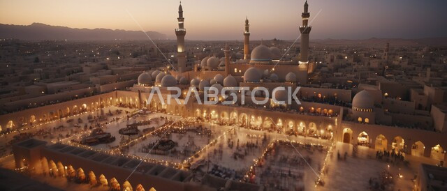 العبادة والتقرب الى الله، الفن الهندسي المعماري للمساجد على الطراز الإسلامي، التصاميم المتميزة للقبب والمآذن, معالم وأماكن دينية مقدسة في المملكة العربية السعودية