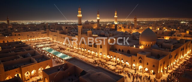 الفن الهندسي المعماري للمساجد على الطراز الإسلامي، التصاميم المتميزة للقبب والمآذن, معالم وأماكن دينية مقدسة في المملكة العربية السعودية, العبادة والتقرب الى الله
