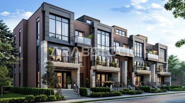 منزل بديكورات فاخرة على الطراز الحديث مطل على الشارع, التطور الهندسي والعمراني الجديد للمنازل في المملكة العربية السعودية، تصميمات عصرية مريحة