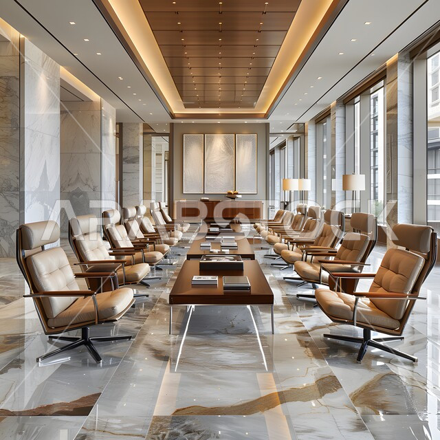 تصاميم عصرية حديثة لمكاتب الشركات السعودية، غرف مكتبية بتصميم داخلي وديكورات حديثة و راقية، الفن الهندسي المعماري، غرف العمل والاجتماع مع العملاء، مكتب بواجهة زجاجية مطلة على الأبراج وناطحات السحاب الشاهقة، أثاث واكسسوارات ومعدات مكتبية فاخرة