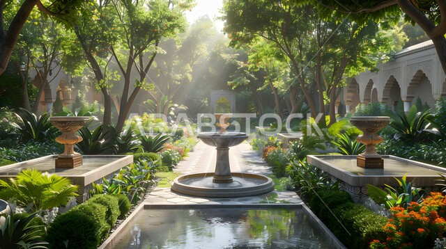 الفن الهندسي المعماري على الطراز الحديث، تصميمات وديكورات فخمة، تصاميم عصرية و فاخرة للشقق والفلل السكنية السياحية، القصور والفنادق والأبنية المتميزة، النمو والتقدم العمراني في المملكة العربية السعودية، الاهتمام بزراعة الأشجار والنباتات الخضراء حول حوض السباحة