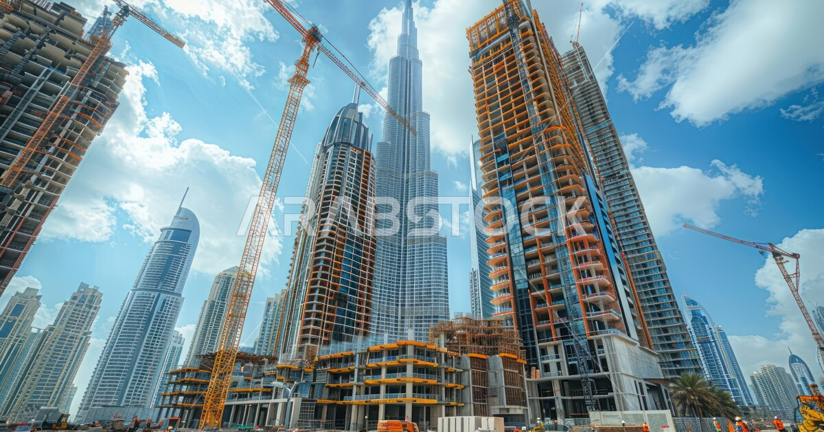 Basic Skyscraper Implementation of the reconstruction plan by forming the basic ...
