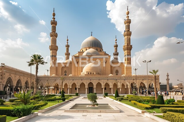 أماكن ومعالم دينية مقدسة, الاهتمام بالتشجير وزراعة النباتات الخضراء، الفن الهندسي المعماري على الطراز الاسلامي لقبب ومآذن المساجد في المملكة العربية السعودية, نداء المسلمين لأداء الفرائض والصلوات والتقرب إلى الله